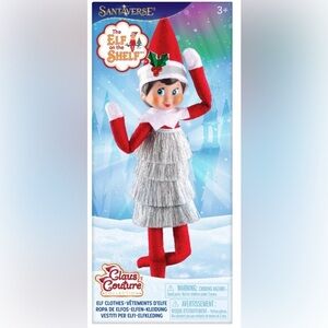 Flash sale! NEW! Elf on the Shelf Claus Couture Tiny Tinsel Dress